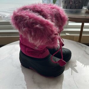 Kamik Girls Winter Snow Waterproof Pink Boots US 11 Toddler Little Girls